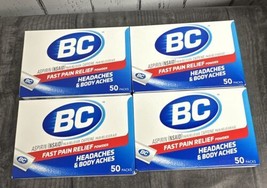 (4) BC Fast Pain Relief Powder 50 Packs each Exp 09/2025 - £18.24 GBP