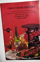 CHEVY CHASE LIQUORS (1975) illustrated 68-page catalog with calendar (D.C.) - $13.56 CAD