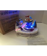 Avon Christmas Fiber Optic Winter Carnival Carousel NIB - $40.74 CAD