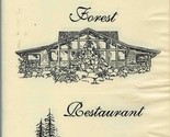 Black Forest Restaurant Menu Nederland Colorado - £21.67 GBP