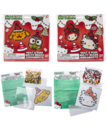 HELLO KITTY 2 PACK BUNDLE HEAT &amp; FUSE MELTY BEADS CHRISTMAS ORNAMENTS NE... - £12.65 GBP