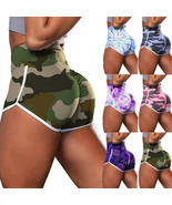 Summer Women Sports Shorts Short Pants Gym Workout Waistband Running Jog... - $228.33 MXN