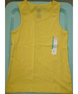 Wonder Nation Girls Everyday Tank Top Shirt Size X-Large (14-16) Yellow NEW - $193.31 MXN