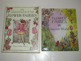 Pair of Large Flower Fairies Books by Cicely Mary Barker - Hardcover/DJ - £17.63 GBP