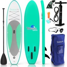 SereneLife SLSUPB20 Inflatable Stand up Paddle Board for Adults &amp;Youth(O... - $2,051.17 MXN