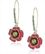 Rose Gold Dangle Earring - $285.40 MXN