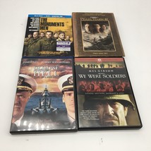 Lot of 4 Action  Military War Movies Monuments Men Pearl Harbor We Were Soldiers - £11.15 GBP
