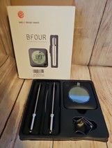 BFOUR Meat Wireless Bluetooth Digital Meat Thermometer w/ 2 Probes Open BOX - £23.26 GBP