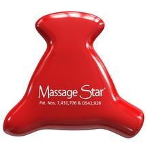 W51087 Massage Star with 3 Applications Red small - £31.58 GBP