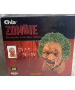 Chia Pet Zombie Creepy Handmade Decorative Planter Pottery Terracotta Ha... - $10.56 CAD