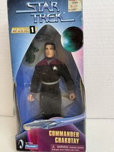 STAR TREK VOYAGER Warp Factor Series 1 COMMANDER CHAKOTAY 9&quot; Figure Play... - $12.30