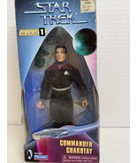STAR TREK VOYAGER Warp Factor Series 1 COMMANDER CHAKOTAY 9&quot; Figure Play... - $17.26 CAD