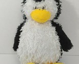 Small  plush penguin The Cheesecake Factory shaggy fur beanbag - $26.23