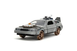 Jada Back to The Future Part III 1:32 Time Machine Rail Wheels Die-Cast ... - $260.91 MXN