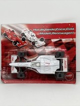 Coca-Cola Model Race Car White from Germany “ Life Tastes Good” - $46.74