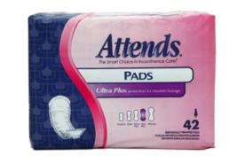 Attends Light Pads, Individually Wrapped Ultra Plus 42.0ea - £77.71 GBP