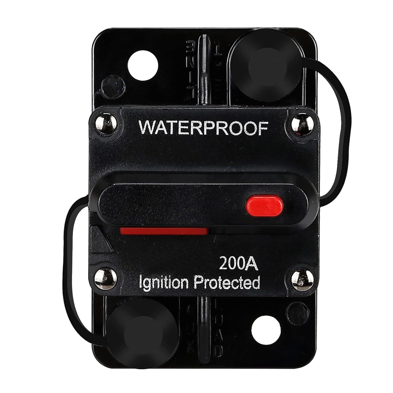 Generic 200 Amp Waterproof Circuit Breaker, With Manual Reset, 12V-48V Dc, - $33.98