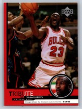 1999 Upper Deck Tribute to Michael Jordan #21 Michael Jordan (5/14/96) - £2.40 GBP