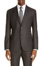  Emporio Armani Trim Fit Check Wool Suit, Color Charcoal, Size 38R Us - £409.38 GBP