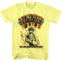 Jimi Hendrix Let Me Stand Next To Your Fire Men&#39;s T Shirt - £28.70 GBP+