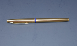 Pentel Rolling Writer Gold with Black Stripes Vintage Pen Japan - $24.99