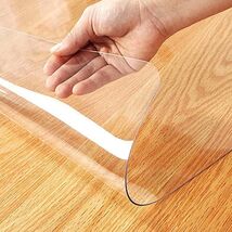 Kate PVC Table Protector 36&quot;x60&quot; Plastic Desk Cover Mat Tablecloth 1.5mm... - €28,35 EUR
