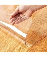 Kate PVC Table Protector 36&quot;x60&quot; Plastic Desk Cover Mat Tablecloth 1.5mm... - $46.05 CAD