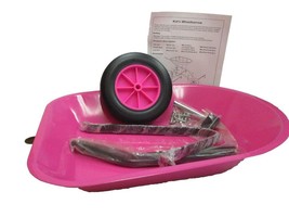 Kids Pink Little Girls Mini Wheelbarrow Assembly Required - $74.25