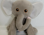 Rare 2018 Scholastic Gray Sitting Elephant Baby Plush EUC - $16.08
