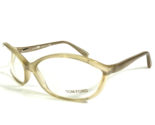 Tom Ford Occhiali Montature TF5070 467 Trasparente Beige Rotondo Semi Ce... - $36.93