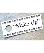 2-Sided Doorknob Hanger: &quot;Quiet on the Set&quot; on One Side &amp; &quot;Make Up&quot; on R... - $20.00