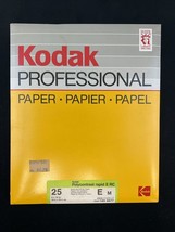 Vintage Kodak Professional Polycontrast Rapid II RC 8”x10&quot; Black &amp; White... - $18.70