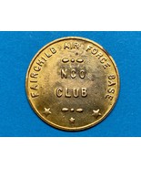 TRADE TOKEN, MILITARY, USAF, FAIRCHILD AFB, NCO CLUB, 30 CENT - $112.53 MXN
