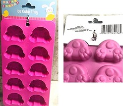 MOLD Easter Bunny Butts Ice Cube Tray 10 Slots Pink New - £2.39 GBP