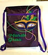 Mardi Gras Bead Draw String Backpack - $12.99