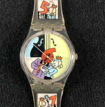 Swatch Watch Dia Amido 1998 Cartoon Strip Battery Included GK269 - £63.30 GBP