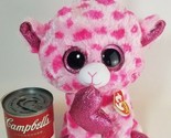 TY Beanie Boos Sweetums the Giraffe 9&quot;  Pink Plush Stuffed Animal Glitte... - £13.41 GBP