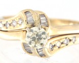 Women&#39;s Solitaire ring 14kt Yellow Gold 235004 - $449.00
