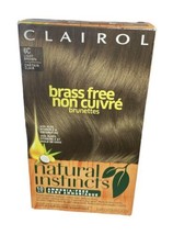 Clairol Natural Instincts Brass Free Ammonia Free Hair Color, #6C Light Brown - £23.26 GBP