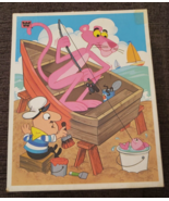 Vintage 1978 Pink Panther 100 Large Piece Jigsaw Puzzle By Whitman - £7.58 GBP