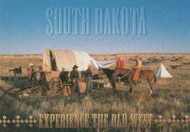 Postcard South Dakota Experience the Old West Covered Wagon Cowboys Unused - £4.74 GBP