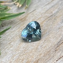 Natural Green Sapphire | Heart Cut | 6.50x5.40 mm | 1.07 Carat | Loose Gemstone  - £467.62 GBP