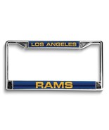 NFL LA Rams Laser Chrome Acrylic License Plate Frame - $40.83 CAD