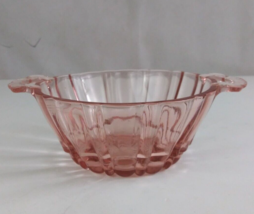 Vintage Anchor Hocking Old Café Pink Depression Glass 2.75&quot; Double Handl... - $220.38 MXN