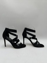 Jessica Simpson Oprieli Women&#39;s Sandal Black Suede/ Elastic Size 8M/38.5 - $34.64