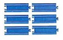 Plarail 1/2 straight rail (6 pieces) R-02 - £7.03 GBP