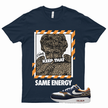 ENRGY Shirt to Match Air Max 1 Denim Leopard Washed Dark Blue Picante Red Desert - £18.56 GBP+