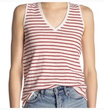 Madewell Kilt Red V Neck tank top XS NWT NEW - $10.88