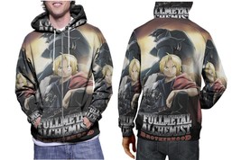 Fullmetal Alchemist Brotherhood    Mens Graphic Zip Up Hooded Hoodie - £27.96 GBP+