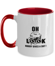 Funny Mugs Oh Look Nobody Gives A Shit Red-2T-Mug  - £15.94 GBP
